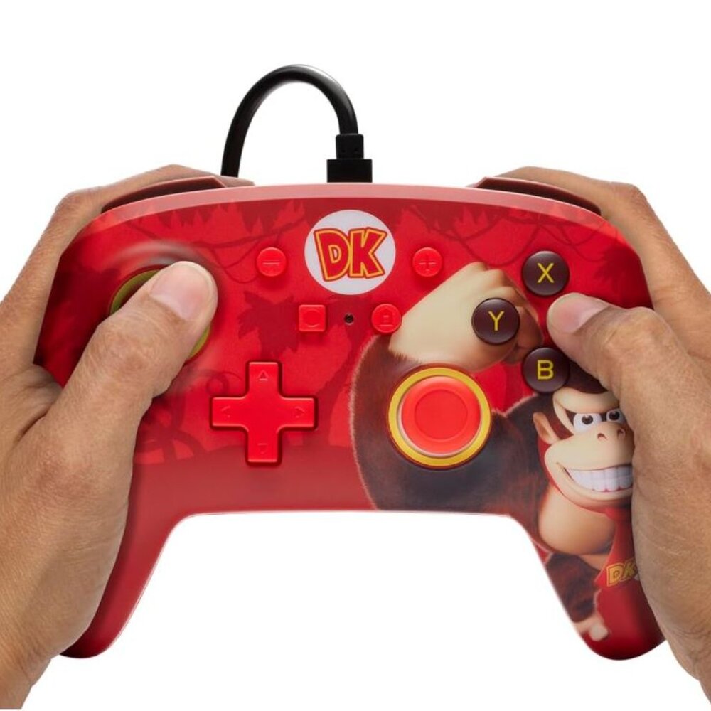 Enhanced Nintendo Switch and Switch 2 Wired Controller - Donkey Kong Flex